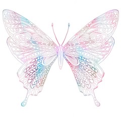 butterfly isolated on white background