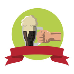 Saint patricks day emblem