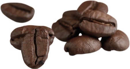 Coffee beans - isolated image