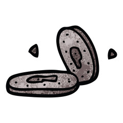 cartoon doodle money coins