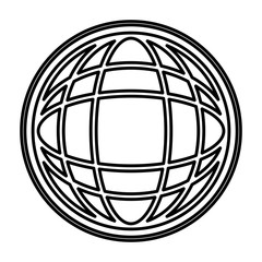 Global sphere symbol