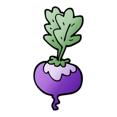cartoon doodle beetroot