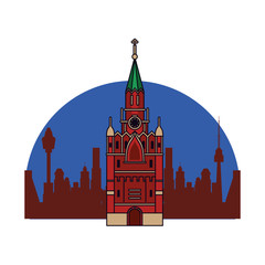 Fototapeta premium Russia kremlin building