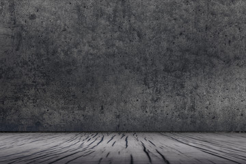 concrete wall and wood floor background image