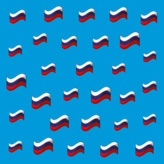 Russia flags background
