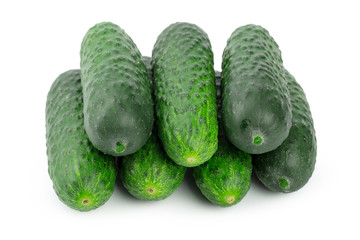 cucumber isolated on white background