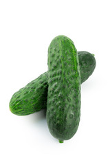 cucumber isolated on white background