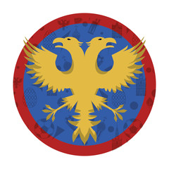 Russia eagles emblem