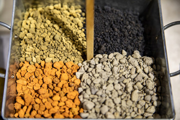 Colour stones for plants.