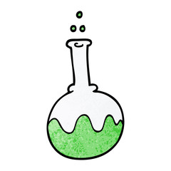 cartoon doodle science experiment