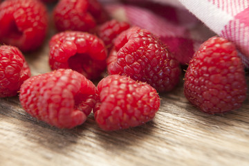 framboises en cuisine