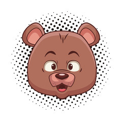 Cute bear cartoon