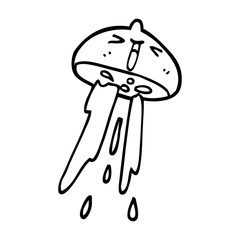 line drawing cartoon citrus fruit