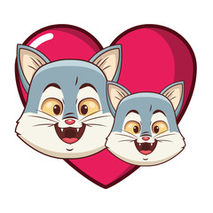 Cats cute cartoon