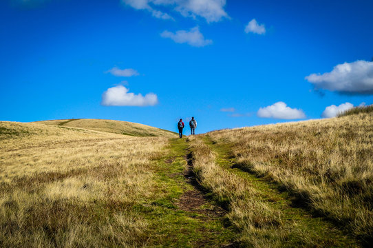 Hike in scottish hills