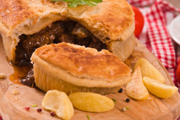 Steak pie.