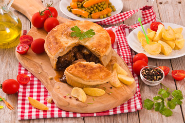Steak pie.