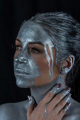 Silver Metallic Make-up