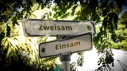 Schild 336 - Zweisam