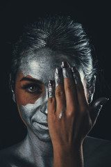 Silver Metallic Make-up