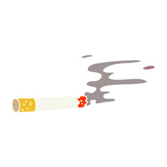 cartoon doodle cigarette