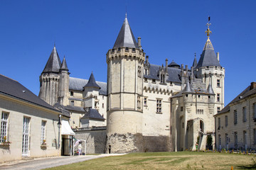 Fototapeta na wymiar Saumur. Le château. Maine et Loire. Pays de Loire 