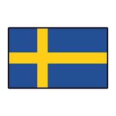 sweden flag emblem