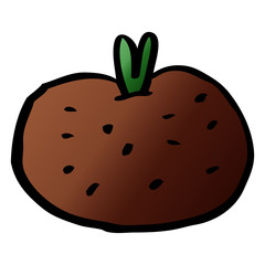 cartoon doodle tomato