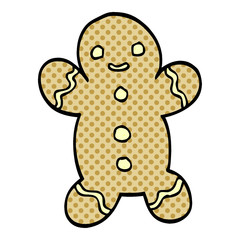 cartoon doodle christmas gingerbread