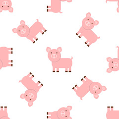 Pig Seamless pattern