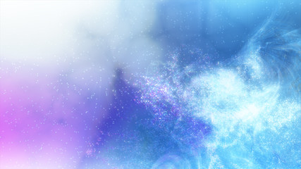  3d rendering illustration. Digital landscape in a cyber world.