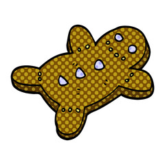 cartoon doodle gingerbread man