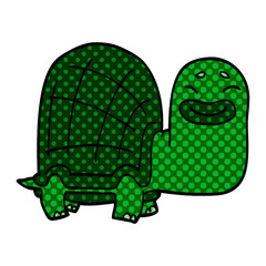 cartoon doodle happy turtle