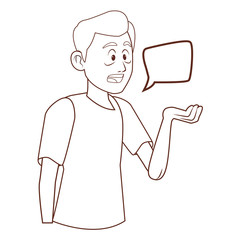 Alzheimer old man cartoon