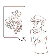 Alzheimer old man disease