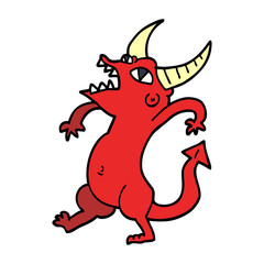 cartoon doodle halloween monster