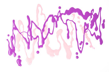 colourful abstract watercolour on hand, Created by me.