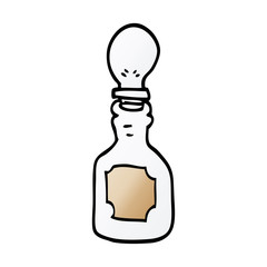 cartoon doodle oil dripper with pipette