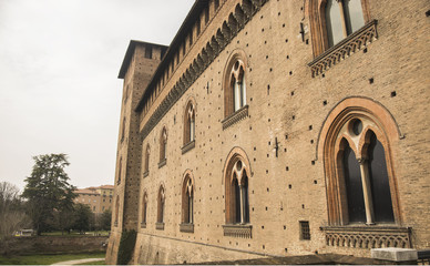 Pavia street winter Italy