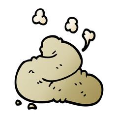 cartoon doodle poop