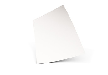 falling sheet isolated