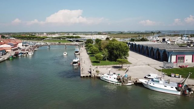 Marano lagoon historic center