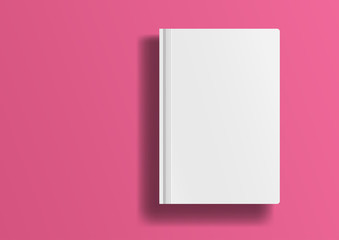 Magazine, album or book template on modern background.