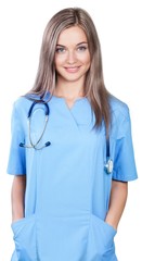 Young female surgeon