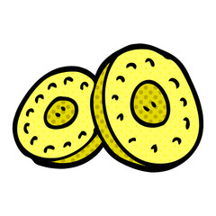 cartoon doodle gold coins