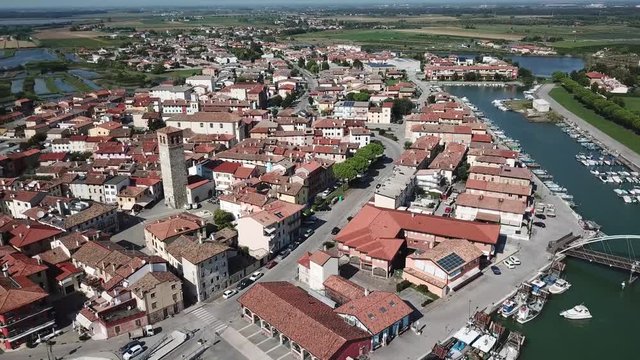 Marano lagoon historic center