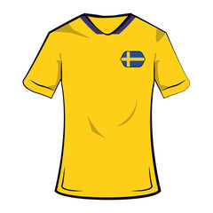 Sweden soccer tshirt