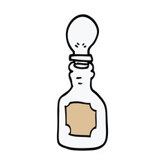 cartoon doodle oil dripper with pipette