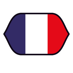 France flag emblem