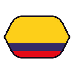 Colombia flag emblem